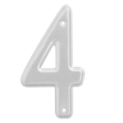 NUMERO 4 ACERO ALUMINIO EPOXI