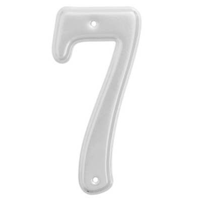 NUMERO 7ACERO ALUMINIO EPOXI