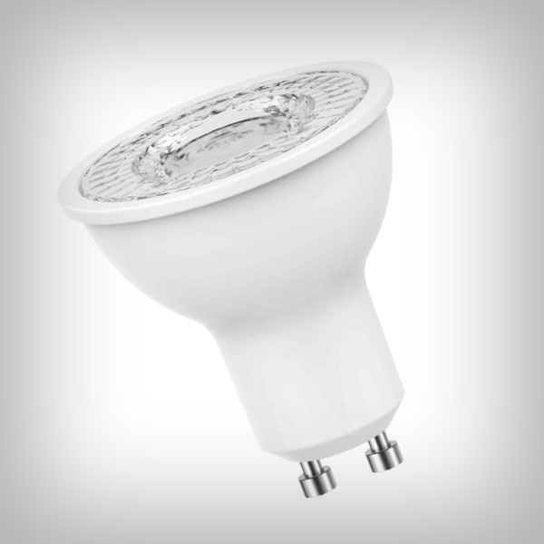 DICROICA LED 220 V. 4 W BLANCO CALIDO GU10  *