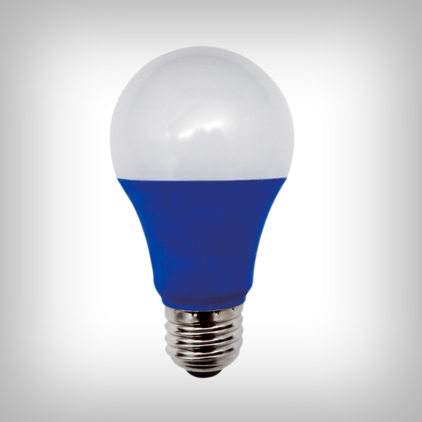 LAMPARA A19 3 W LED AZUL E-27 *