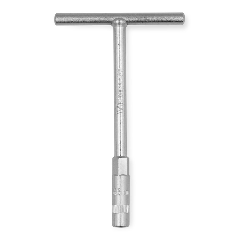 LLAVE &quot;T&quot; HEXAGONAL WEMBLEY  [CORTA]   6mm (Cr Va) (6616)