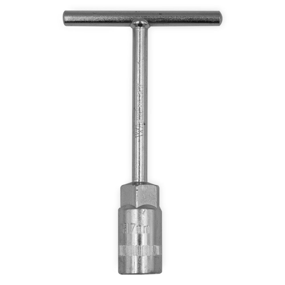 LLAVE &quot;T&quot; HEXAGONAL WEMBLEY  [CORTA]  17mm (Cr Va) (6487)