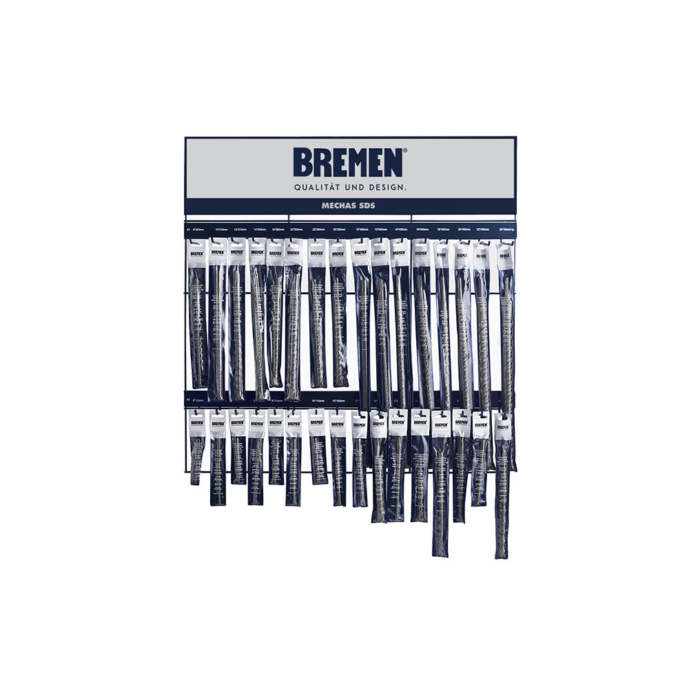 EXHIBIDOR MECHAS SDS PLUS BREMEN® (6389)