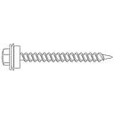 TORNILLO AUTOPERFORANTE C/ARANDELA  HEXAGONAL AGUJA (T 17)   14 x 2-1/2&quot; (Caja x 250) BREMEN®