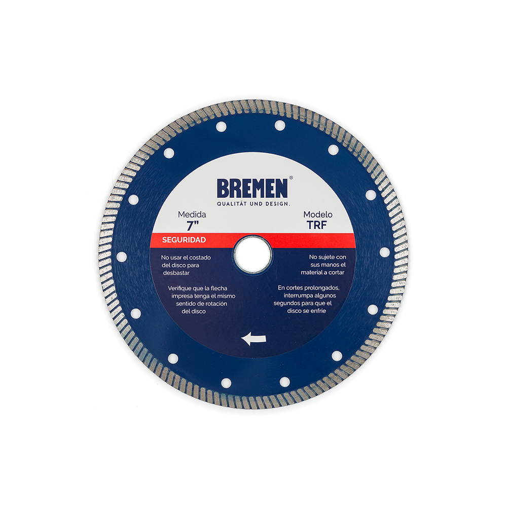 DISCO DIAMANTADO  9&quot;   TURBO FINO BREMEN® (7297)