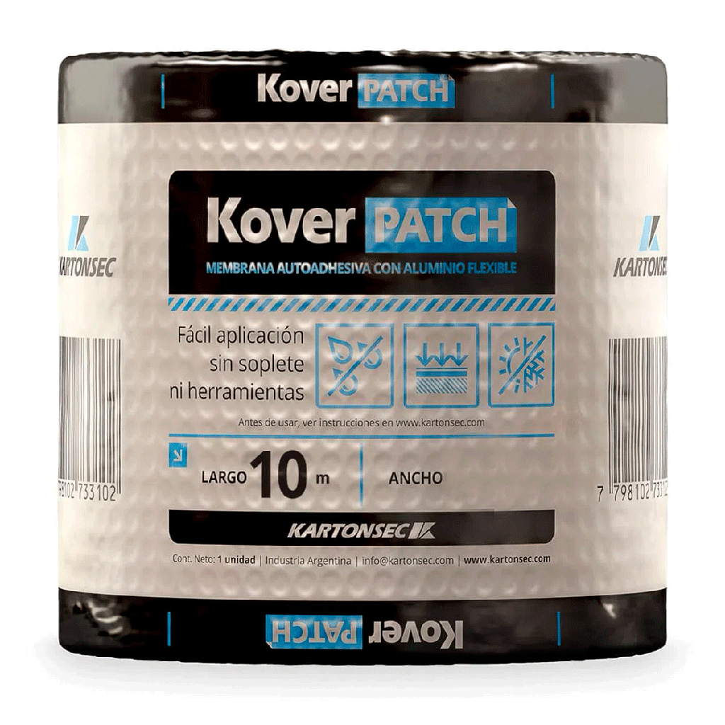 MEMBRANA 0.10 x 10 mts. AUTOADHESIVA Kover Patch