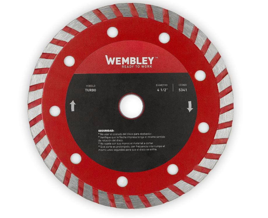 DISCO DIAM. WEMBLEY 4-½&quot;   Combinado (TURBO) (5341)