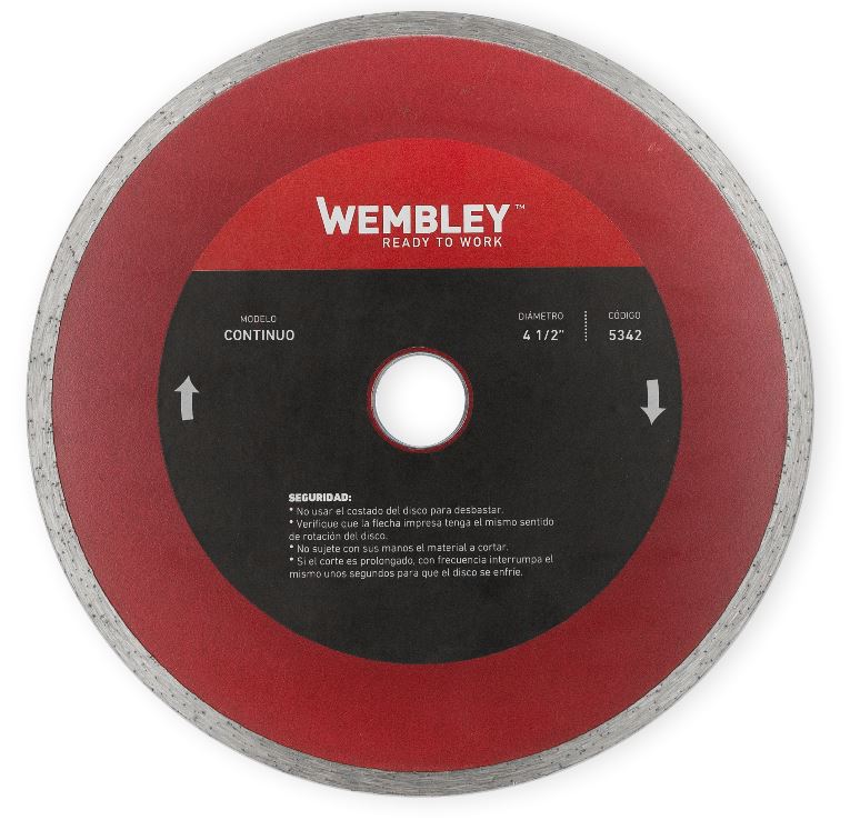 DISCO DIAM. WEMBLEY 4-½&quot;   Humedo (CONTINUO) (5342)