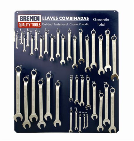 EXHIBIDOR LLAVES COMBINADAS MM Y PUL BREMEN® (5828)