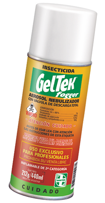 INSECTICIDA AEROSOL NEBULIZADOR x 440 ml. GELTEK