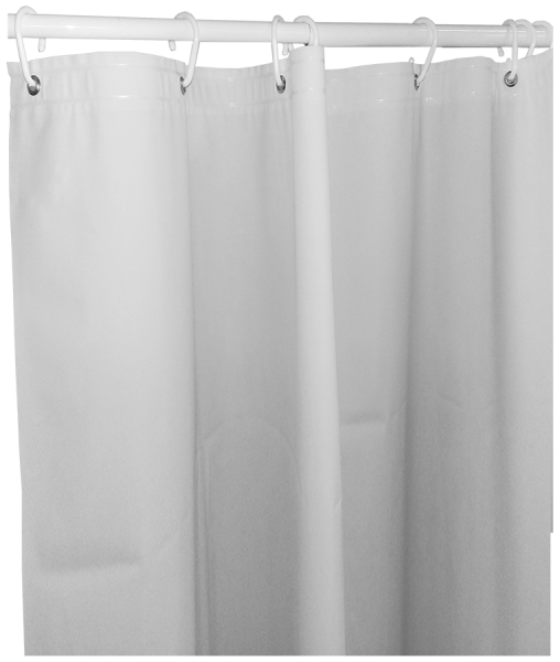 PROTECTOR PARA CORTINA DE BAÑO COLOR BLANCO 90 mic.