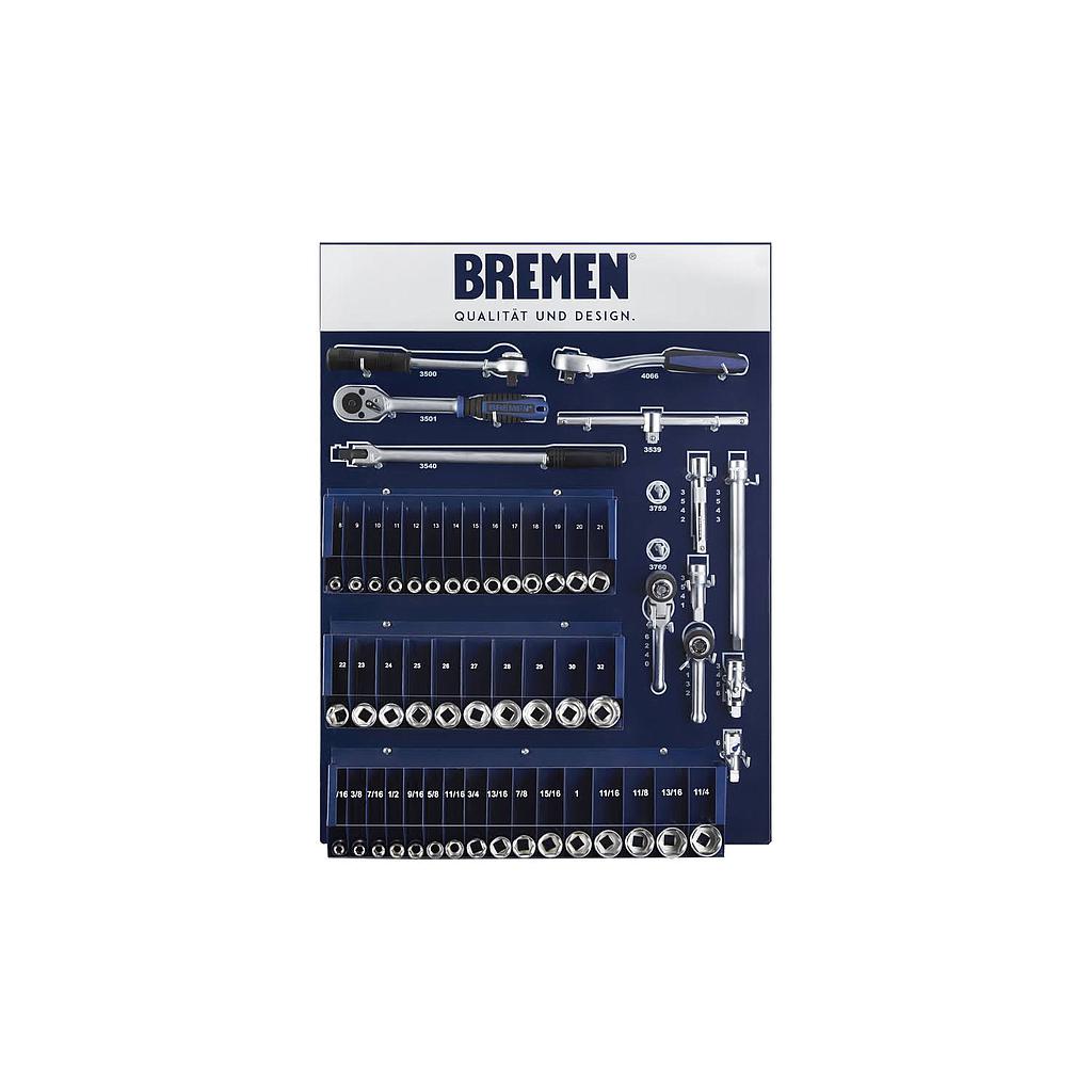 [BREEB1] EXHIBIDOR BOCALLAVES Y ACCESORIOS 1/2 BREMEN® (3642)