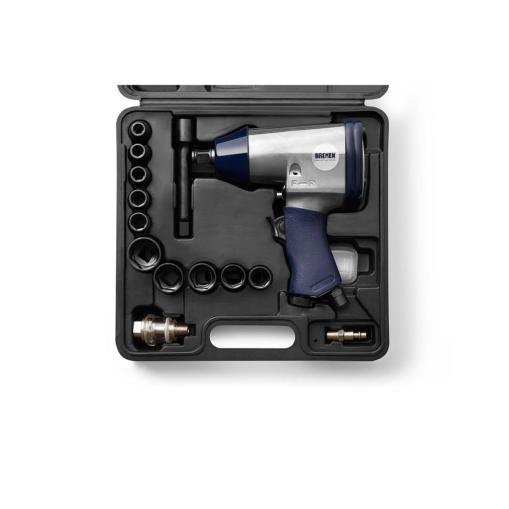 [BRENLIK] NEUMAT.LLAVE IMPACTO 1/2 KIT BREMEN®* (3388)