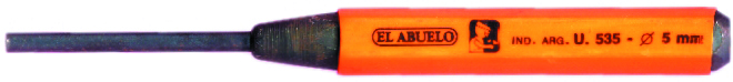 [ELAPR6] PUNZON RECTO EL ABUELO 6 mm ART. 536 (x 5)